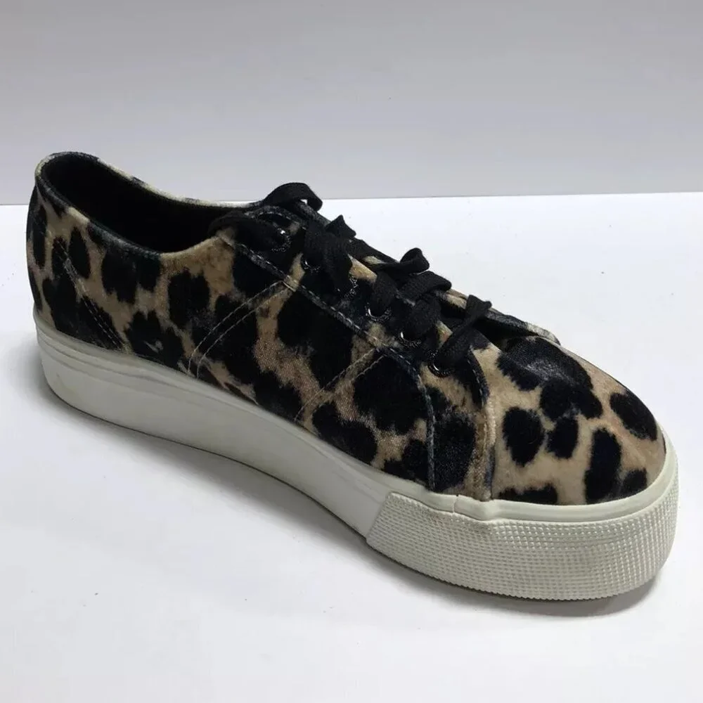 Superga Women's 2790 Sneaker Leopard, Size 9.5 M